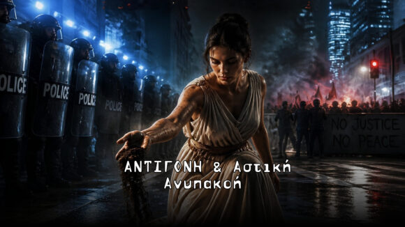 PODCAST – ΑΡΧΑΙΟ ΔΡΑΜΑ ΣΤΗ ΣΥΓΧΡΟΝΗ ΠΟΛΗ – S01-EP01 “Αντιγόνη & Αστική Ανυπακοή”