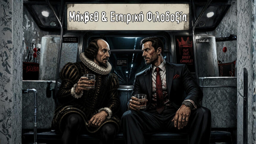 PODCAST – O ΣΑΙΞΠΗΡ ΣΤΟ ΜΕΤΡΟ – S01-EP03 “Μάκβεθ & Εταιρική Φιλοδοξία “